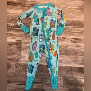 Monsters Inc. Kids One Piece Pajama - Bamboo